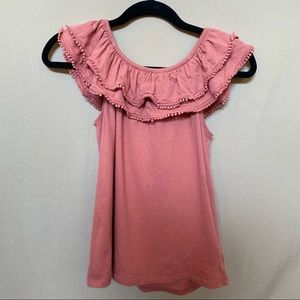 Old navy youth ruffle top